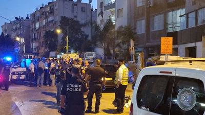 זירת האירוע בחולון