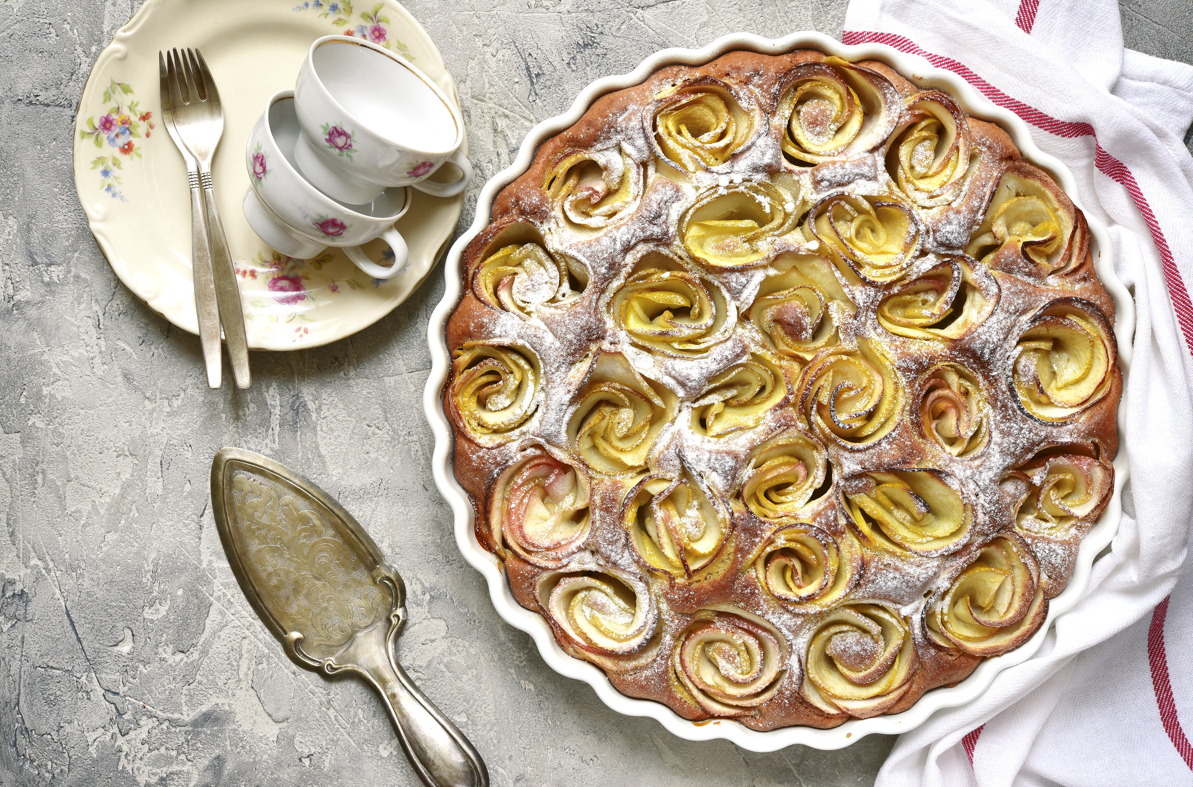 קשה להתחרות בו: טארט תפוחים מרהיב וטעים