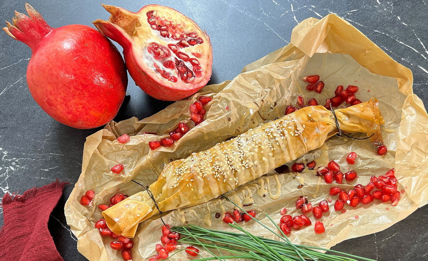 פסטייה במילוי פרגית