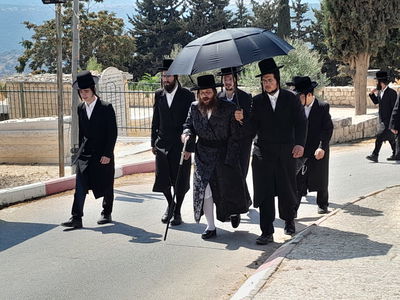 הכנה ליום הדין: הרבי ממיאלען התפלל בקברי צדיקים