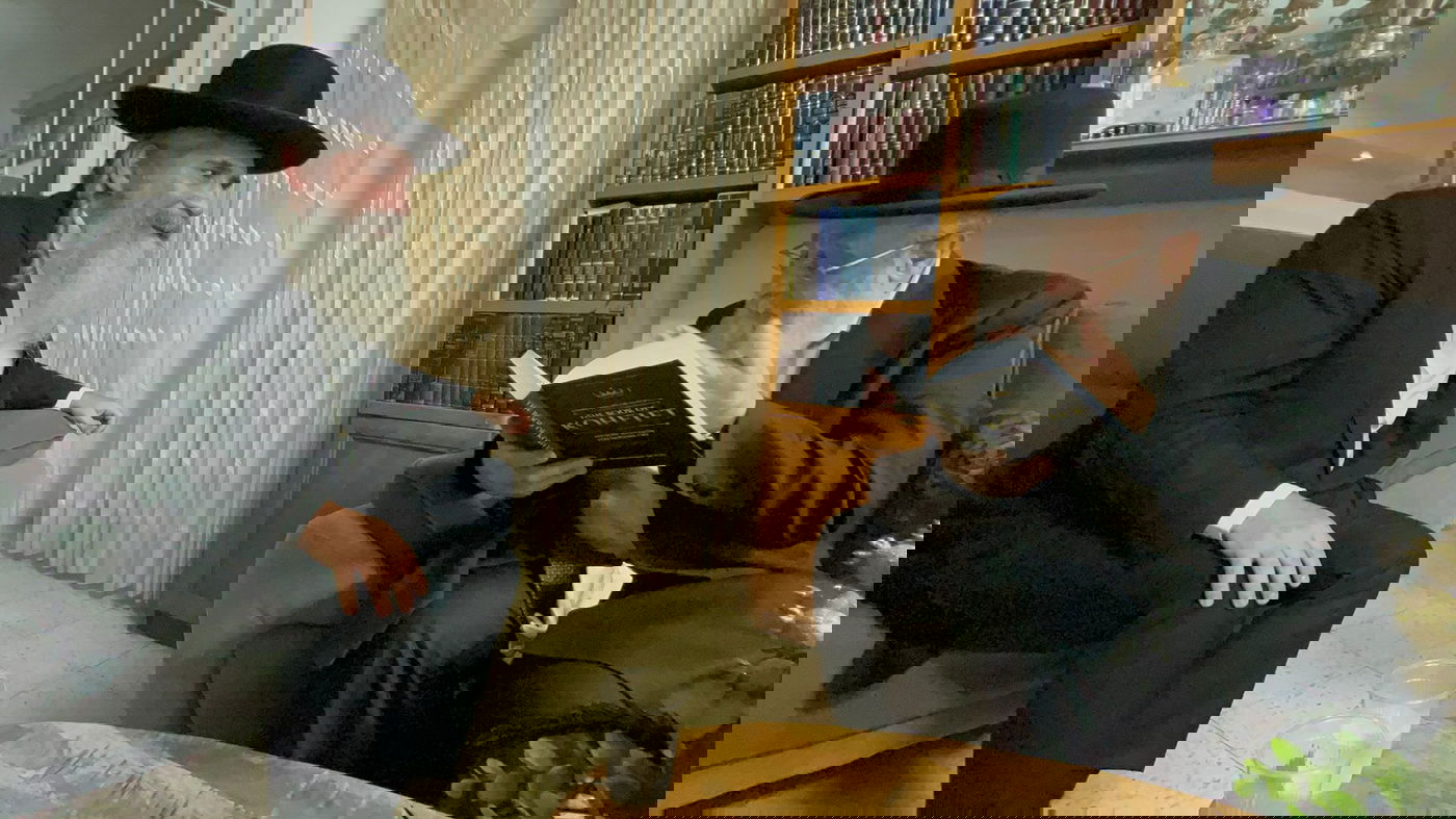 הגר"א מויאל במעונו של הראש"ל, השבוע