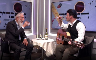 הרב עמי פייקובסקי עם זלמן שטוב