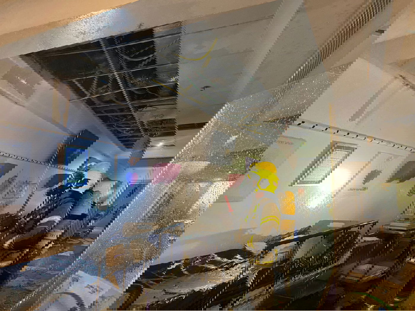 שריפה פרצה בבית החולים 'שניידר'; ילדים מונשמים פונו למתחם החירום