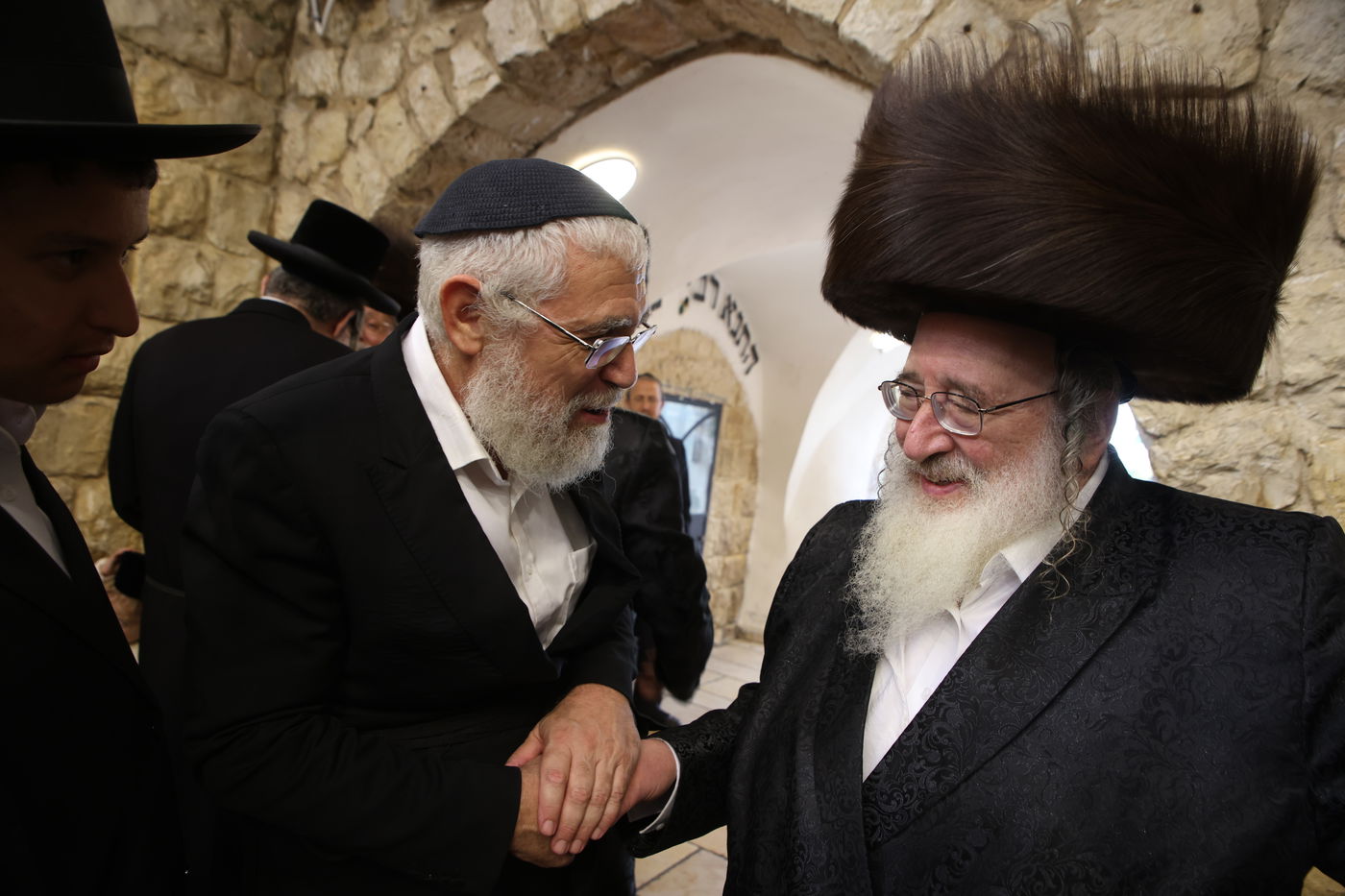 האדמו"ר מספינקא ערך 'חלאקה' לנכדו