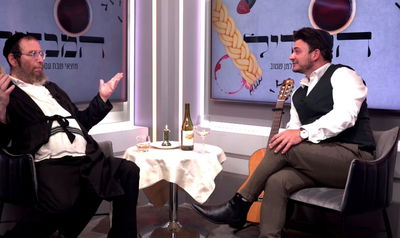 הרב מוטקה בלוי לצד זלמן שטוב