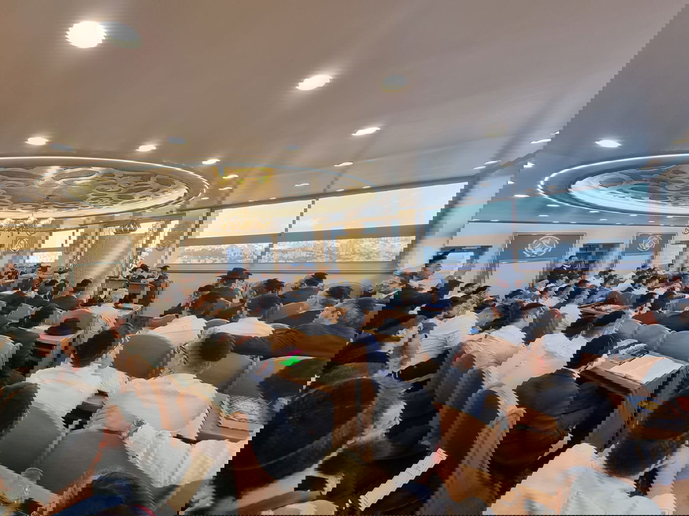 הראש"ל מסר שיעור בבית המדרש של הראשון לציון זצ"ל