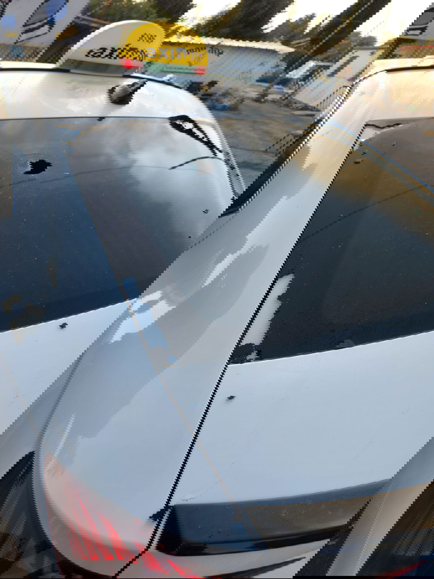 המונית שנפגעה