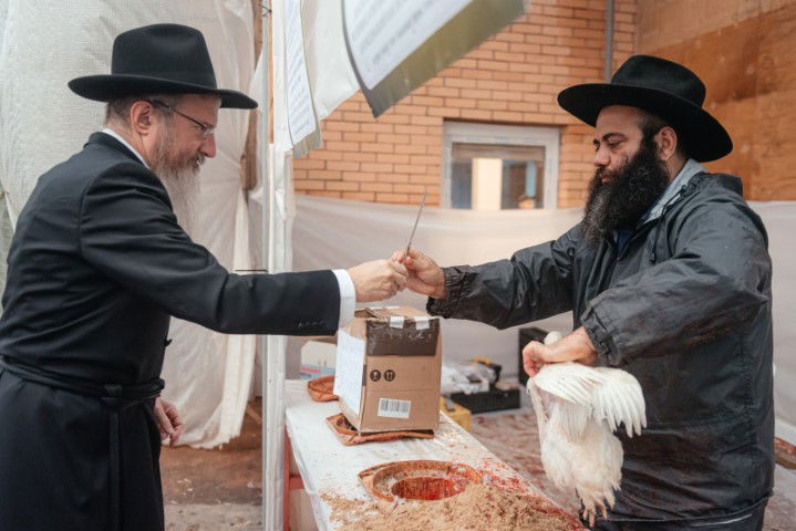 הרב לאזאר 'קפץ' על הבמה והציבור שר את 'מארש הניצחון'
