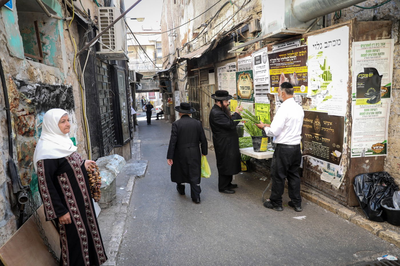 בגאולה ובמאה שערים: כך נראות ההכנות לחג הסוכות
