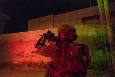 כוחות הביטחון במהלך הפעילות