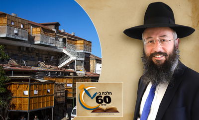 סוכה במרפסת שהשולחן חלקו בבית וחלקו בסוכה, מה דינה?