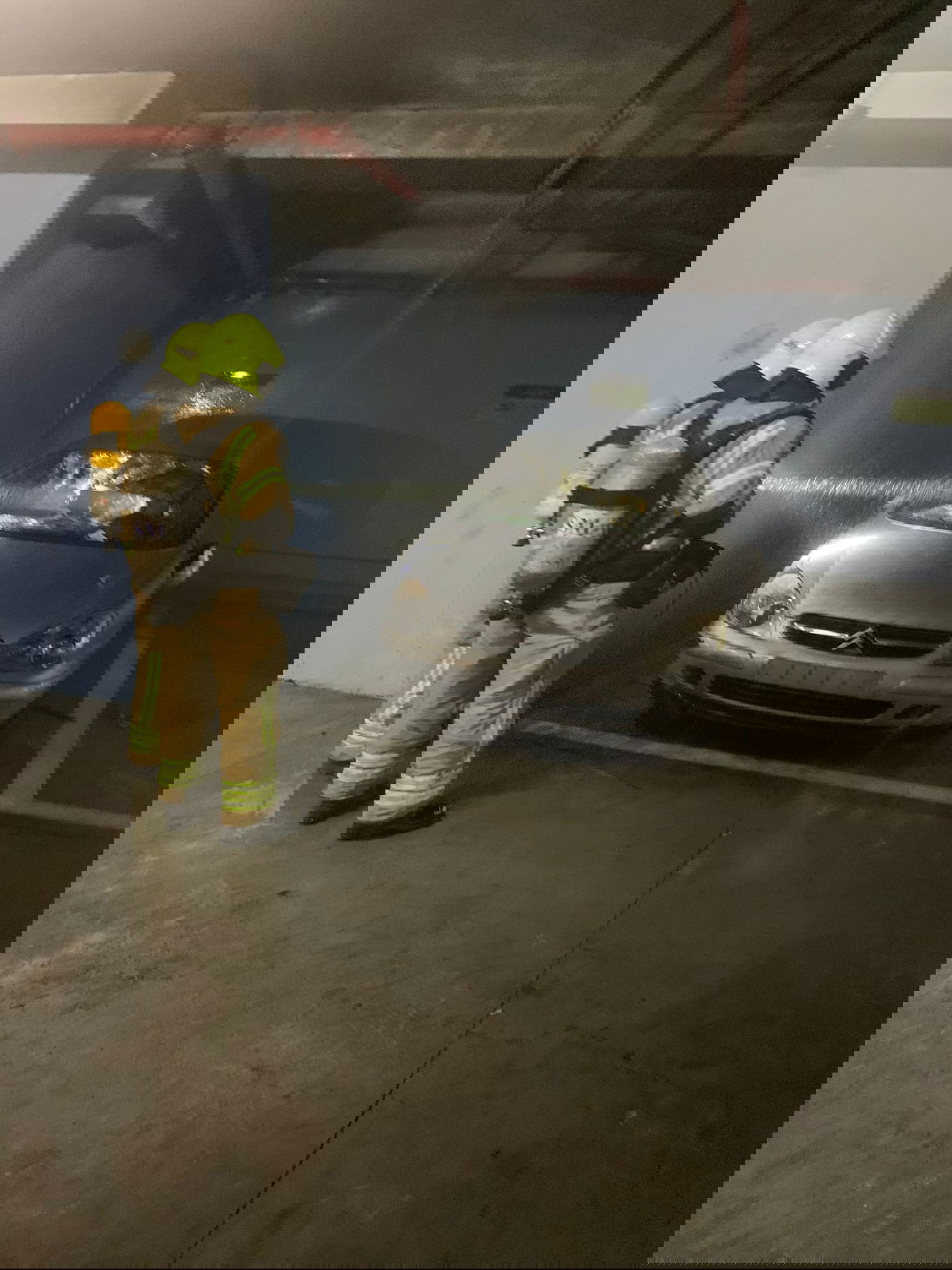 מתזים כיבו את השריפה בחניון והצילו את הדיירים במבנה