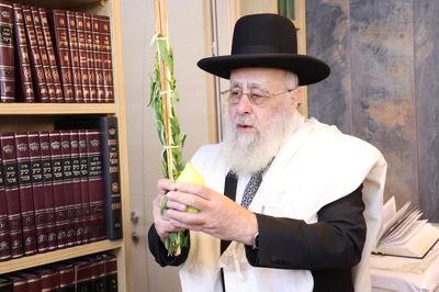 הראשון לציון בנטילת ארבעת המינים