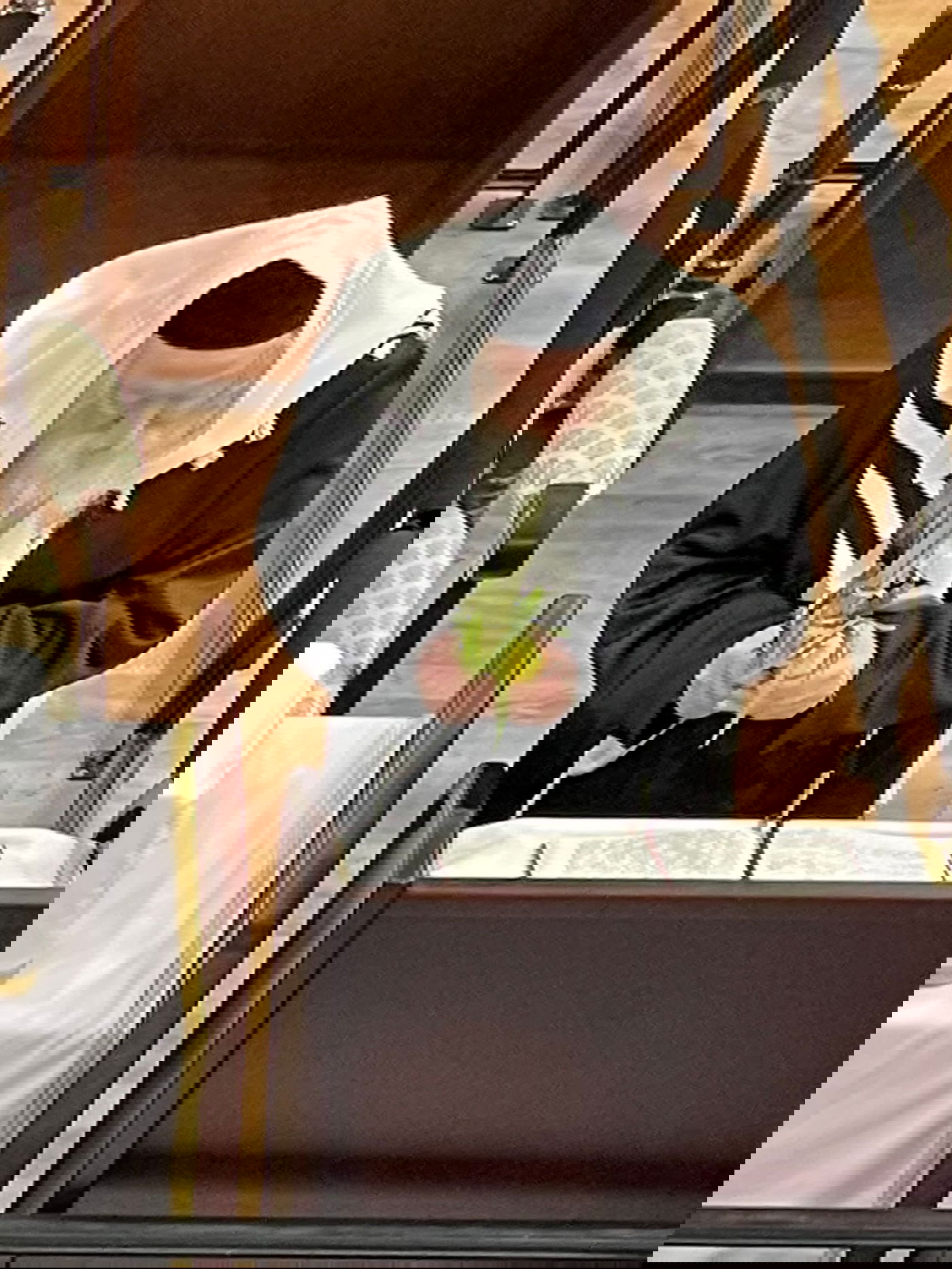 תיעוד: האדמו"ר מגור בתפילת שחרית של חול המועד