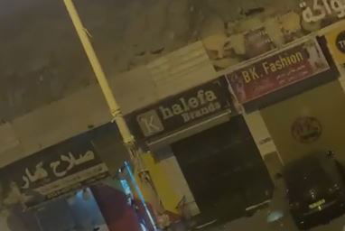 היריות לעבר המחסום