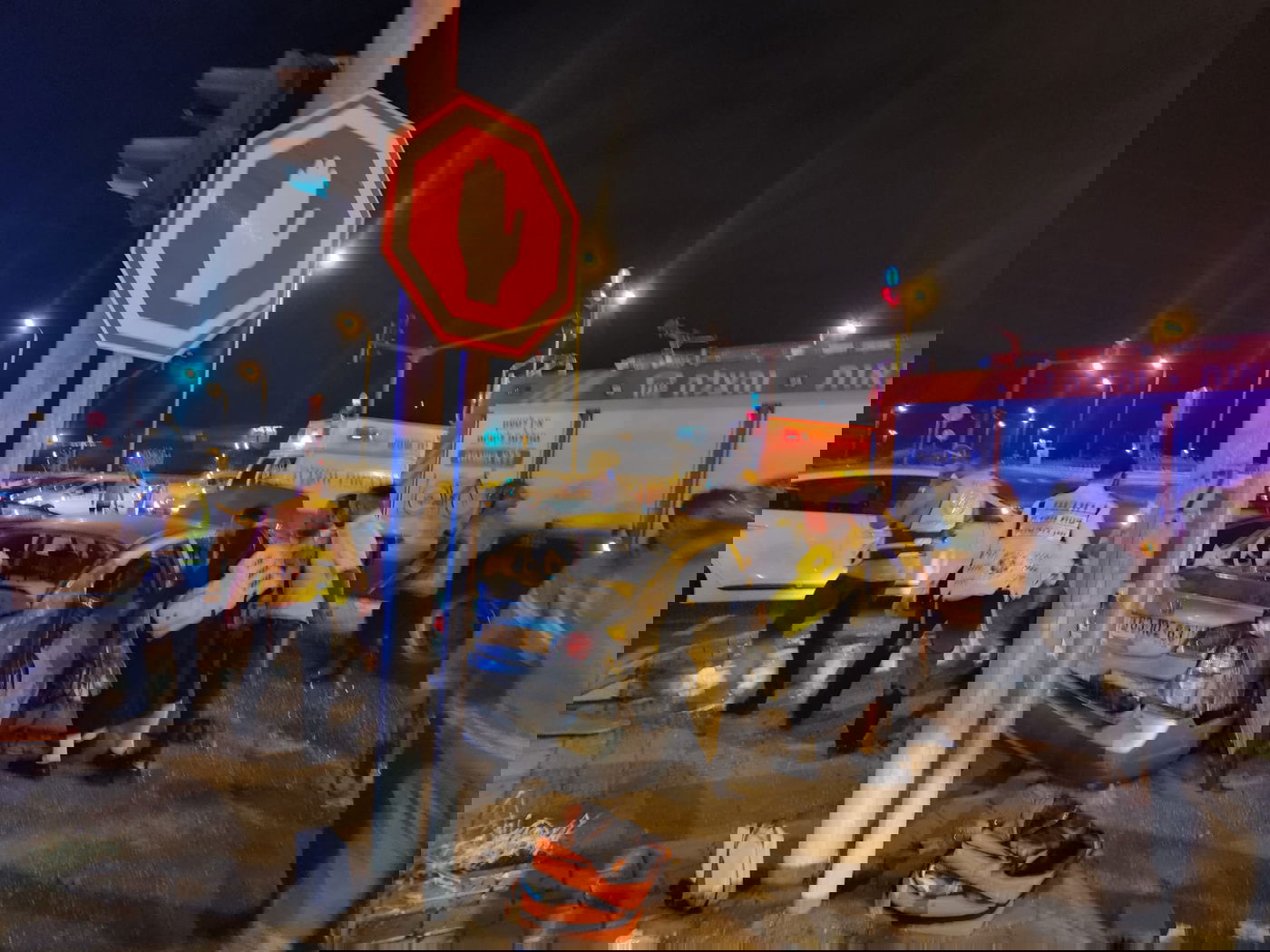 זירת התאונה