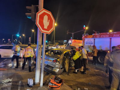 זירת התאונה