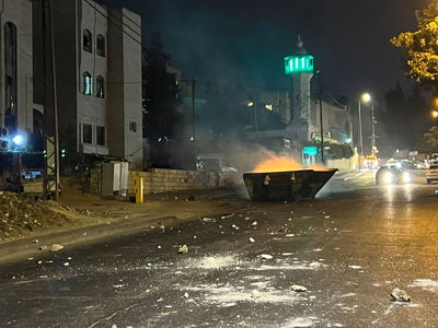 עימותים אלימים בין יהודים לערבים בשכונת שמעון הצדיק