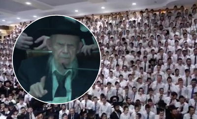 הבחורים שרו בטיש "ובכן צדיקים"; הגר"ג אדלשטיין - השתיקם