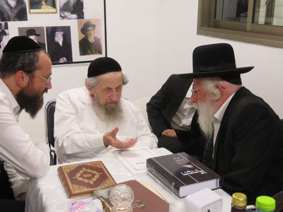 בביתו של ראש ישיבת סלבודקא