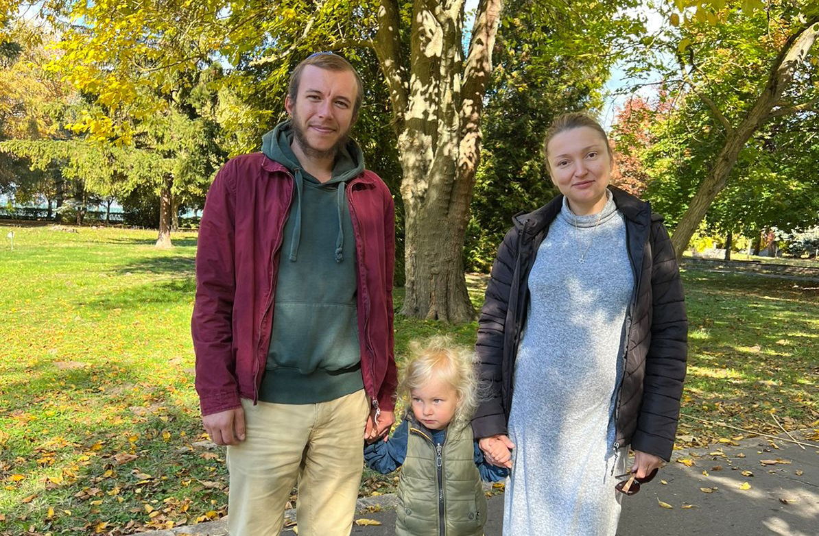 משפחת רוזמן. האם, הילד דוד והאב