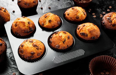 מיני מאפינס שוקולד צ'יפס מקמח מלא