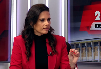 השרה איילת שקד בריאיון באולפן: "בן גביר מקבל מספר דו ספרתי, ראוי לכהן כשר"
