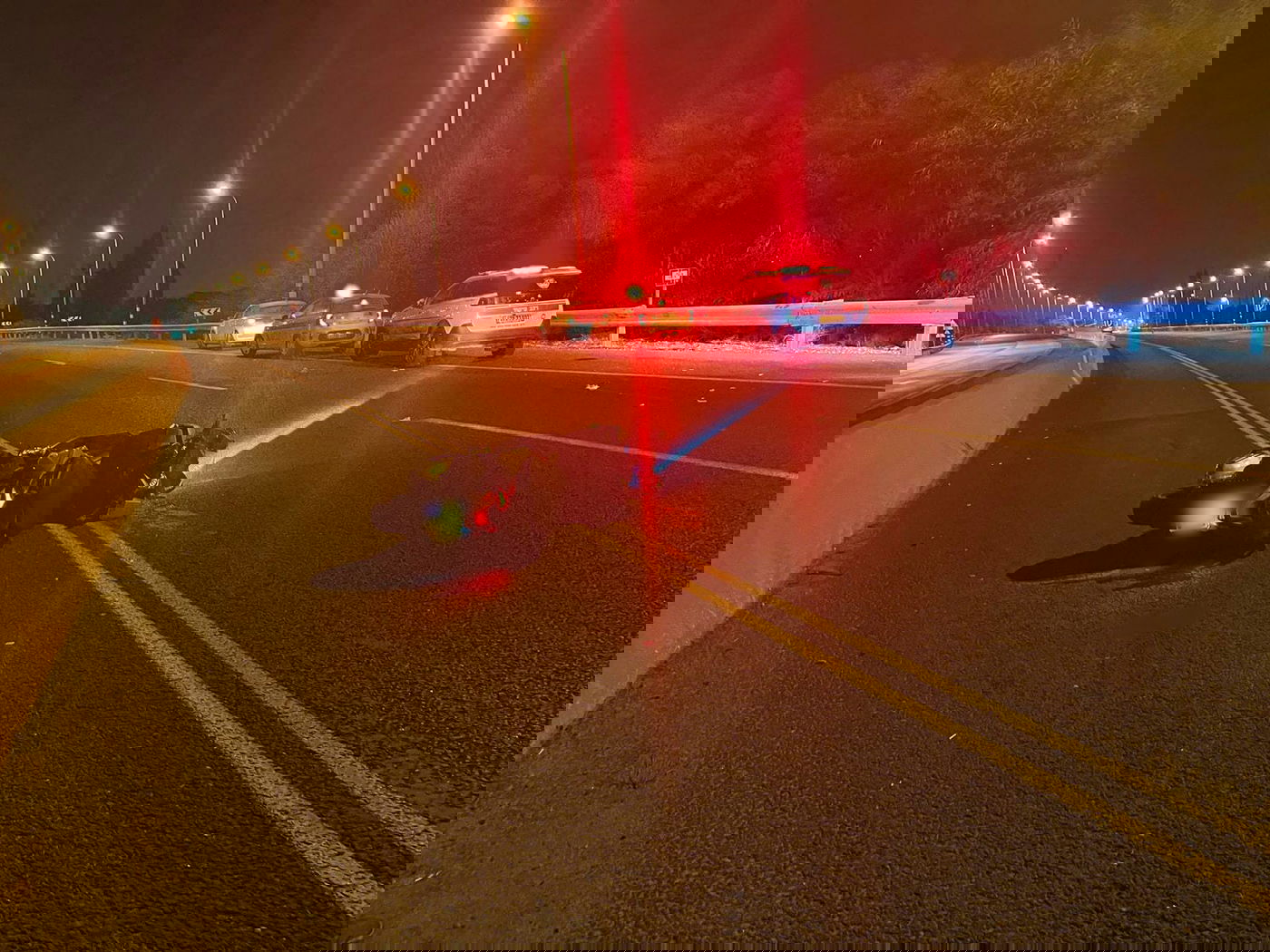 זירת התאונה