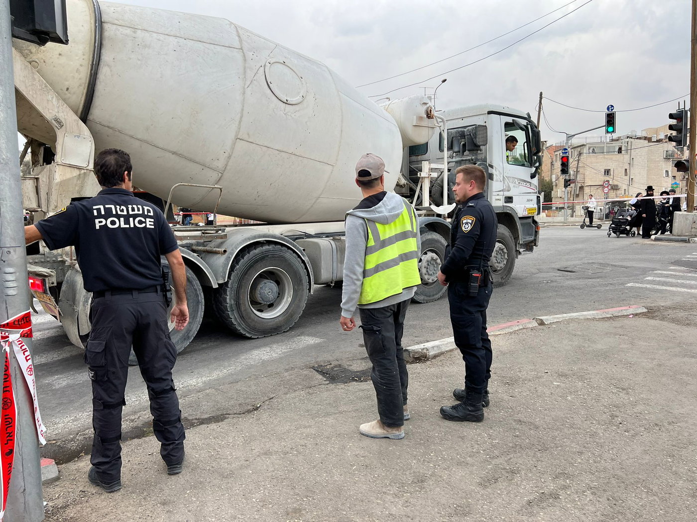 הטרגדיה בגאולה: נהג המשאית ערך שחזור של התאונה בה נהרג יואל דוד ז"ל | תיעוד