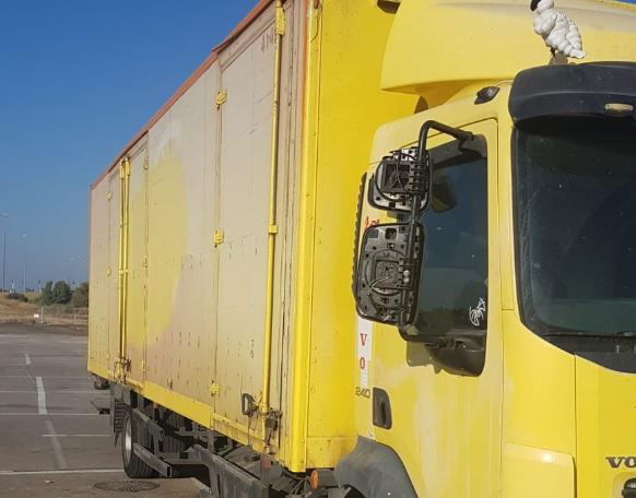 המשאית בה נהג