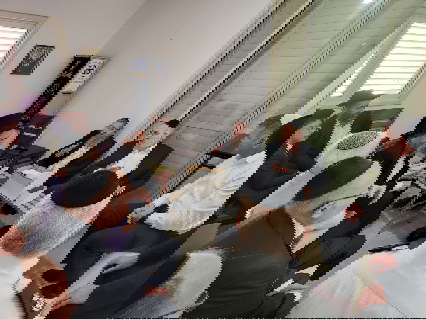 תיעוד מסכם: כולם הגיעו לנחם את חה"כ יעקב אשר