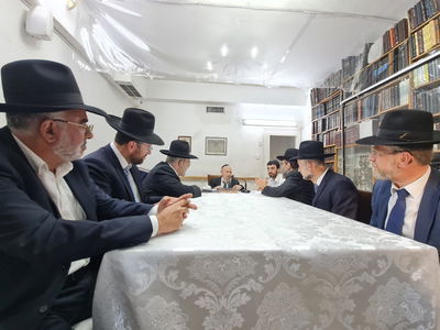 ח"כי 'דגל התורה' עלו להודות לראש הישיבה | צפו בשיחה המלאה