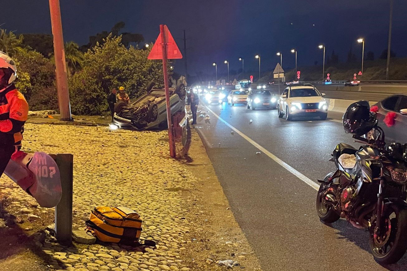 זירת התאונה