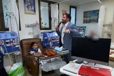 איציק אורלב בבית החולים