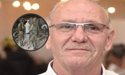 שלום סופר הי"ד | בעיגול: תפיסת המחבל