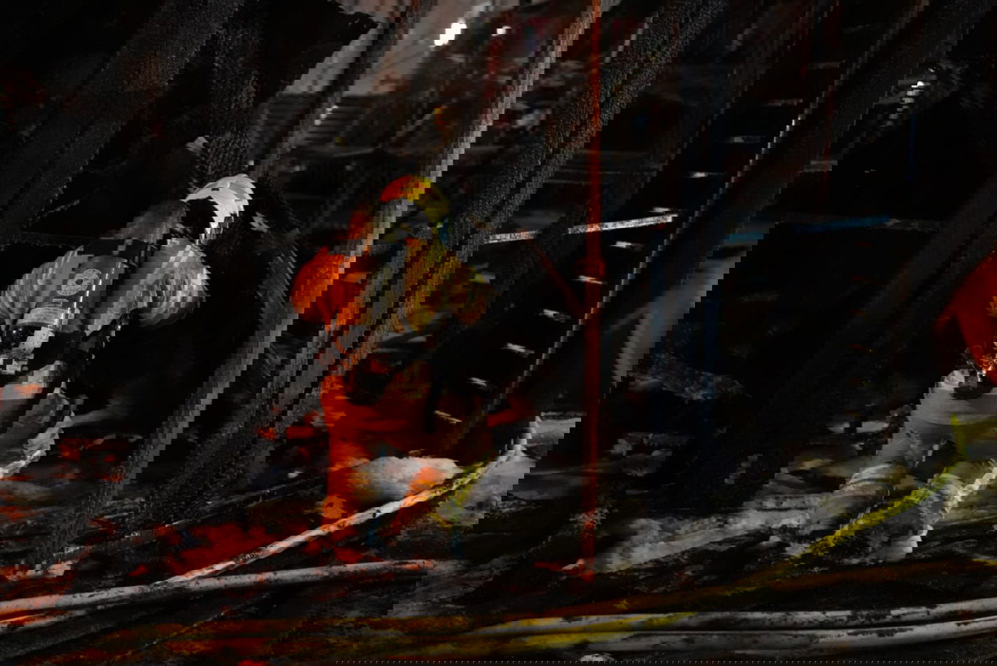 שריפה פרצה במרינה באשקלון; המשחקייה נשרפה כליל