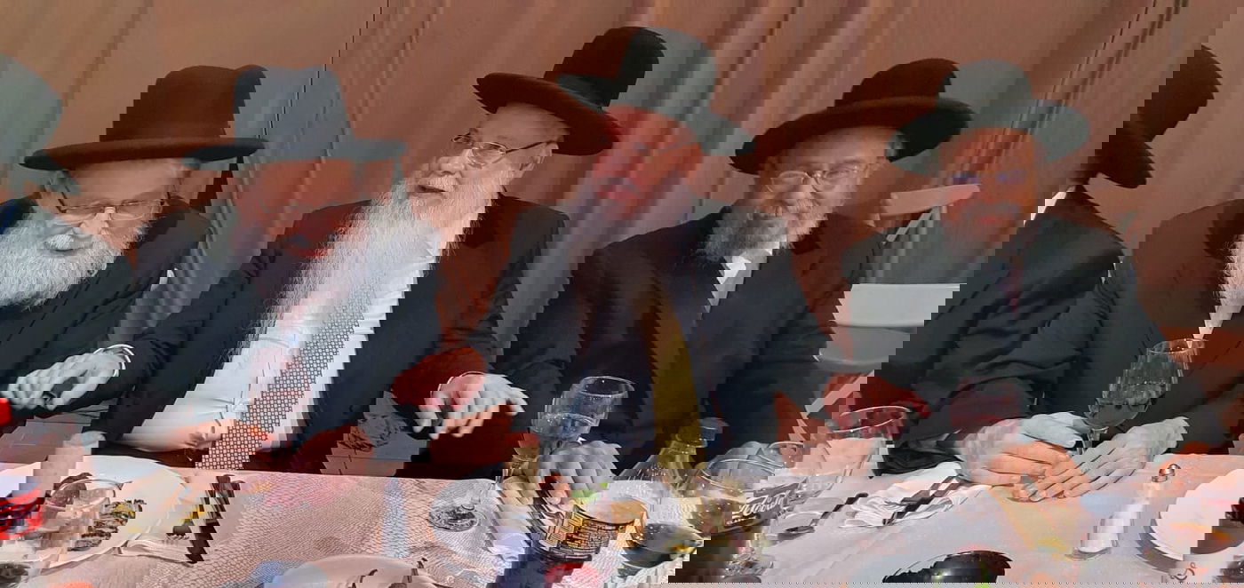 רב העיר אלעד חיתן את נכדו הראשון, אישי ציבור באו לברך