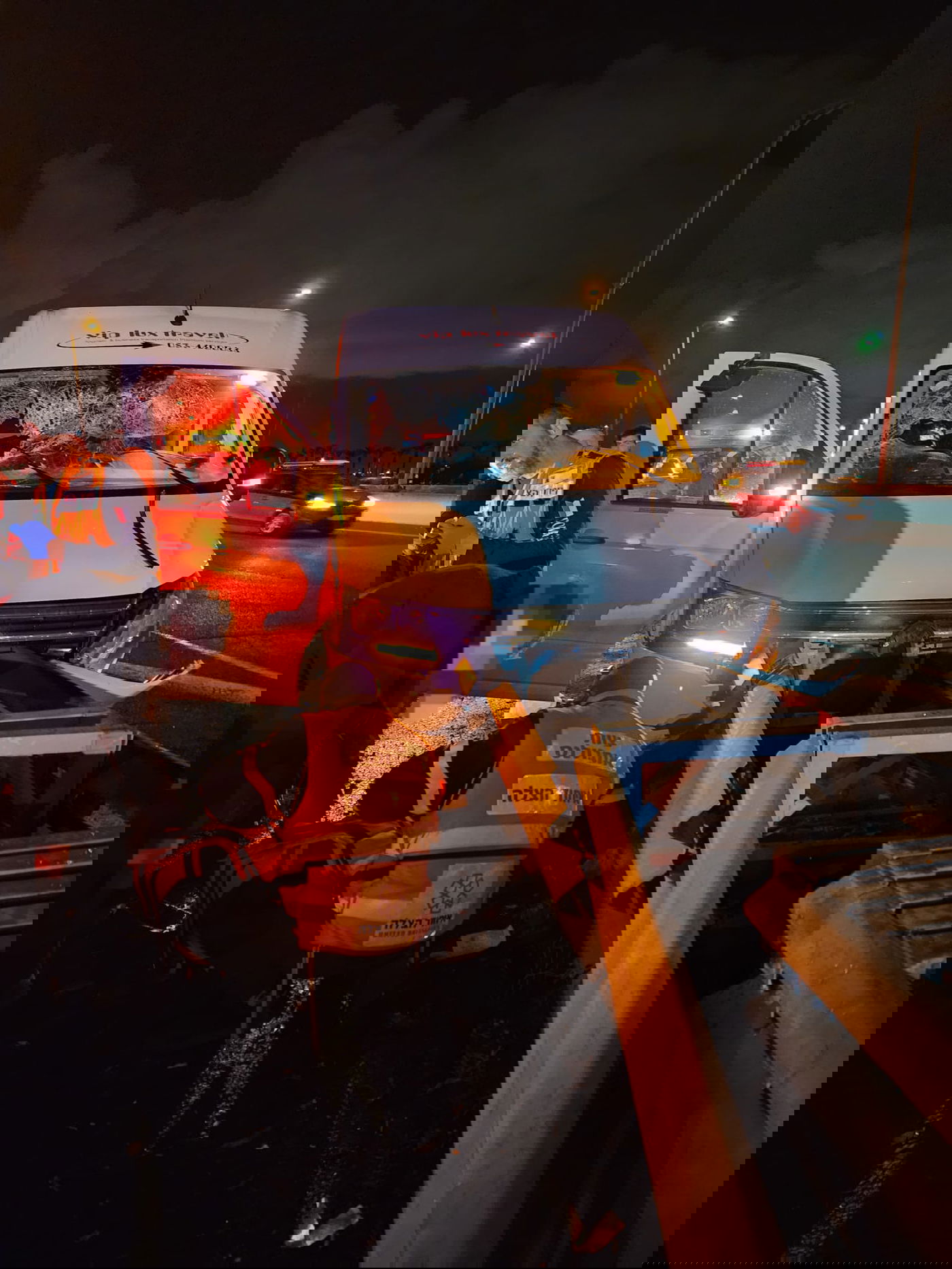 שמונה נשים נפצעו בינוני וקל בתאונה בכביש 1