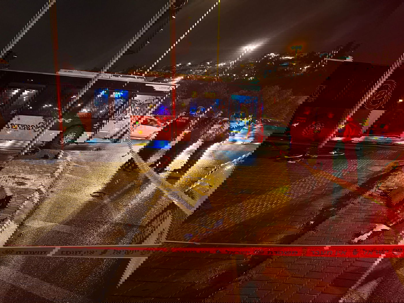 זירת התאונה