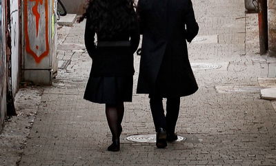 זוג חרדי | אילוסטרציה, למצולמים אין קשר לכתבה