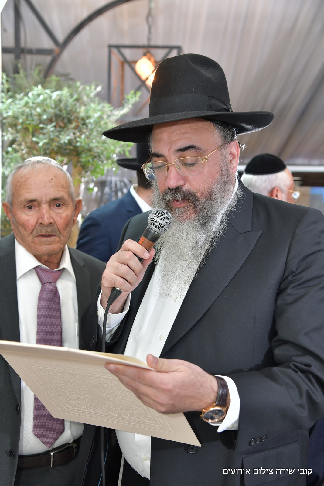 המשב"ק של הבבא ברוך חיתן את בתו, משפחת אבוחצירא חגגה