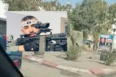 הפעילות של הצבא היום בג'נין | בעיגול: סדקי מרעי