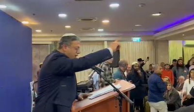 נאומו של בן גביר מופר