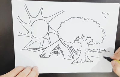 לצייר את האוהל של אברהם אבינו עם הצייר מענדי ירובסלבסקי