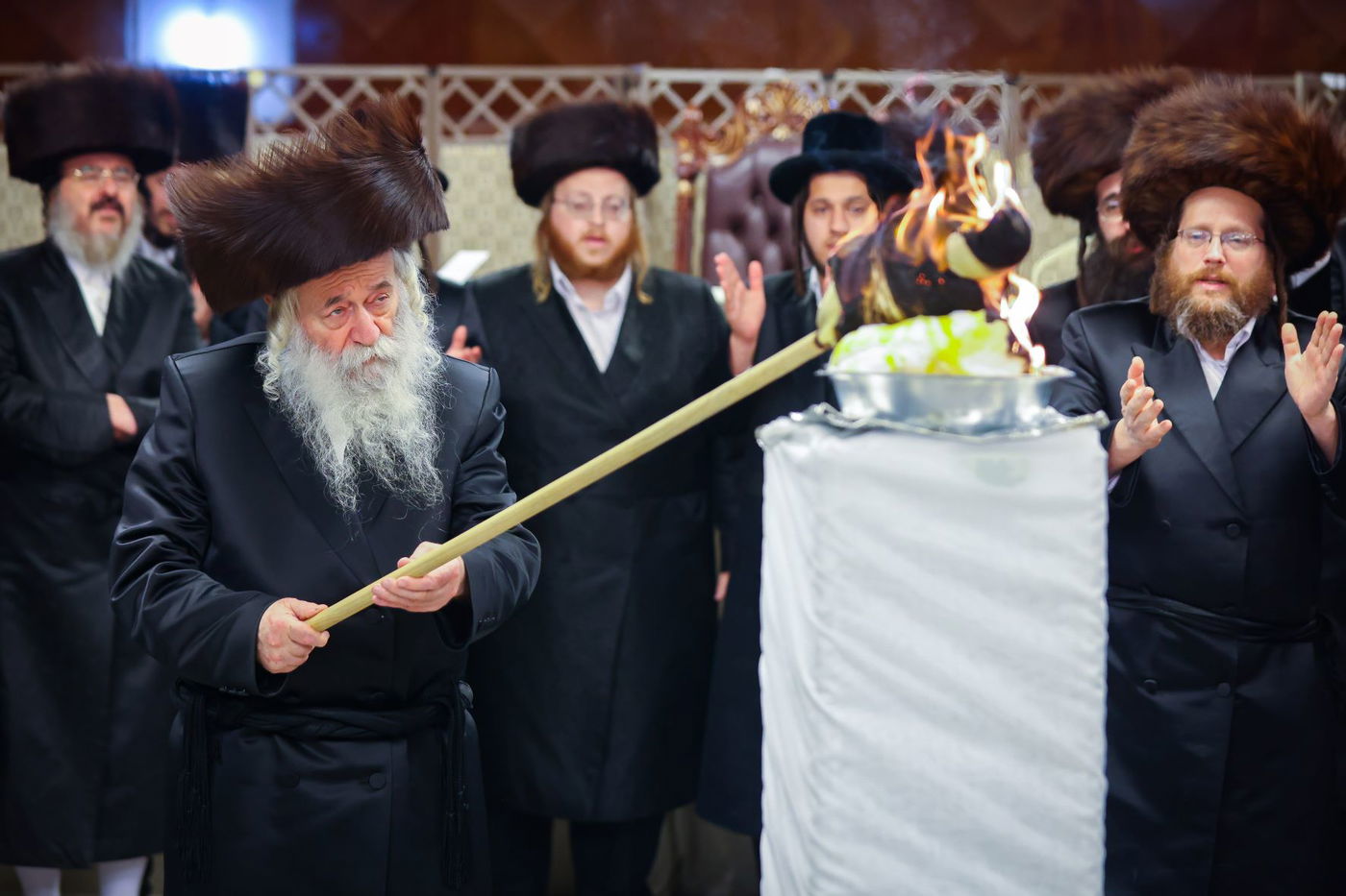 הרבי מטשרנוביל ארה"ב בביקור בצפת ובמירון