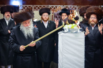 הרבי מטשרנוביל ארה"ב בביקור בצפת ובמירון