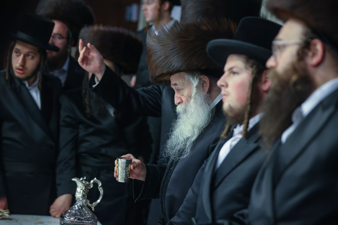 הרבי מטשרנוביל ארה"ב בביקור בצפת ובמירון