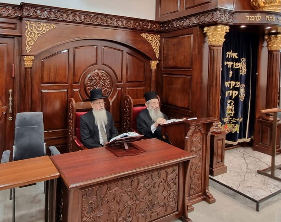 בערב שבת: הגר"נ בן שמעון חנך בית מדרש בבני ברק