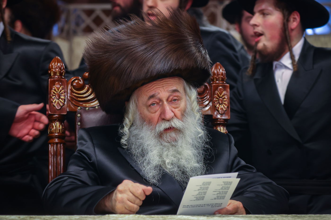 הרבי מטשרנוביל ארה"ב בביקור בצפת ובמירון