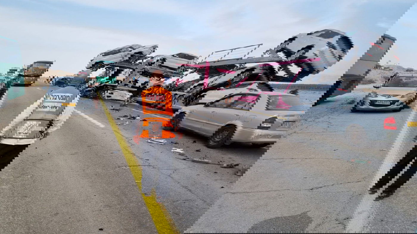 זירת התאונה